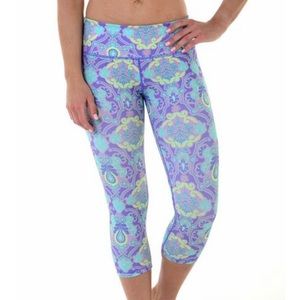 Glyder Paisley Print Mantra Capri